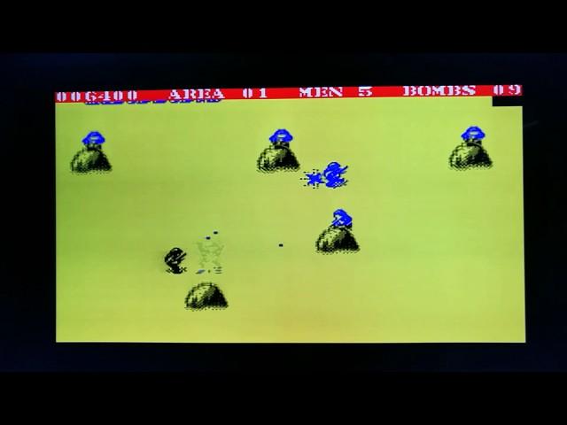 Commando zx spectrum Unemulated gameplay video and review.