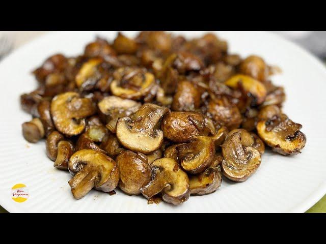 How DELICIOUS TO FRY MUSHROOMS! FRIED MUSHROOMS WITH ONIONS!