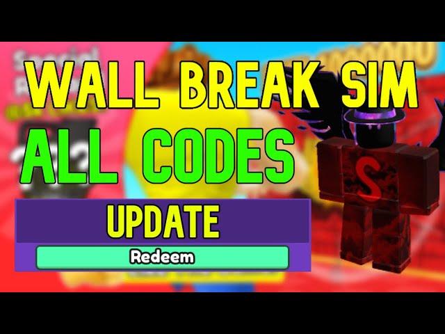 ALL Wall Break Simulator CODES | Roblox Wall Break Simulator Codes (April 2023)