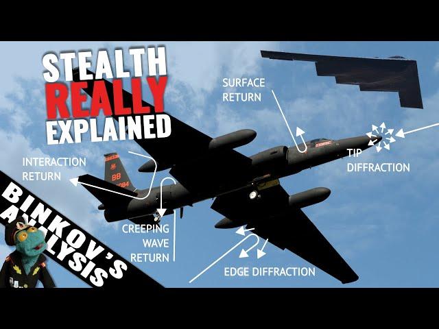 Shape or materials? Which is more important for modern stealth planes?