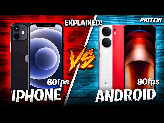 90 FPS Vs 60 FPS | Which is Better in BGMI PUBG? Android 120Fps Vs iPhone 60Fps