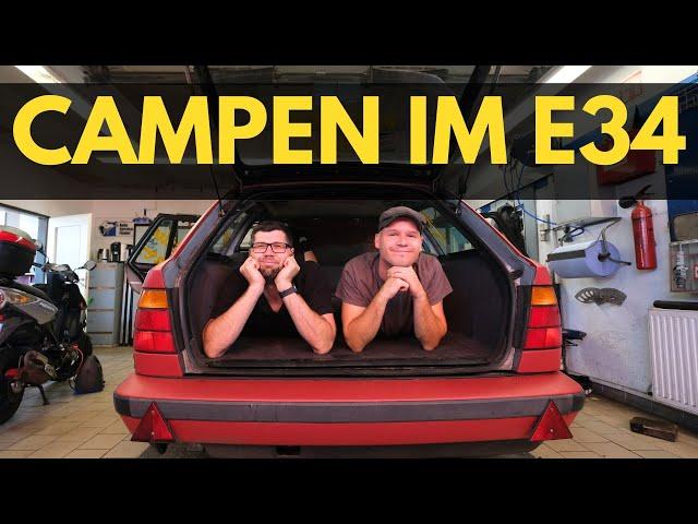 Eignet sich ein halber BMW E34 als Camper für einen Roadtrip?