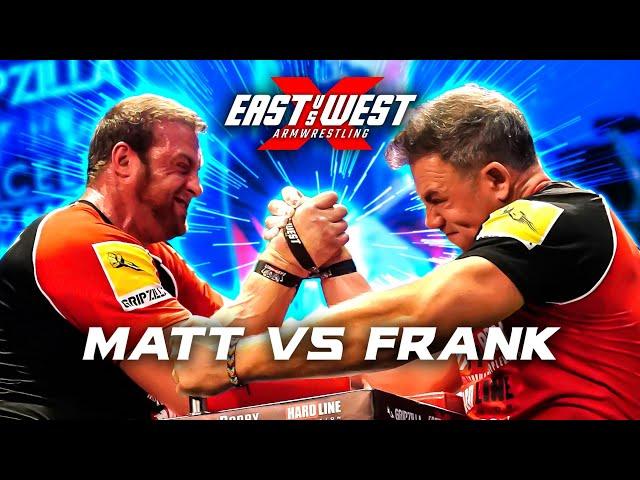 Matt Mask vs Frank Lamparelli - East vs West 115kg Right Arm Match