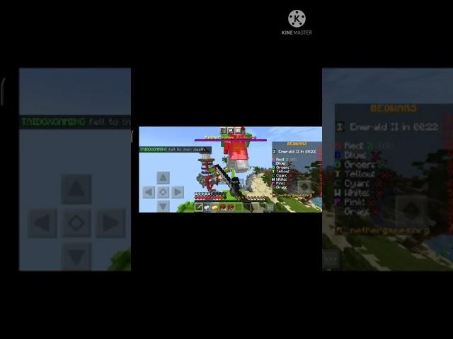 Minecraft Bedwars #bedwars #minecraft #pro #pvp #shorts #gaming