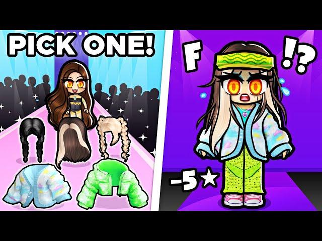 The Worst Fashion Show Makeover in Roblox!