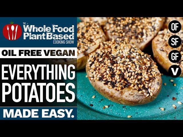 VEGAN EVERYTHING POTATOES » mind blowing flavor of everything bagels made with potatoes!