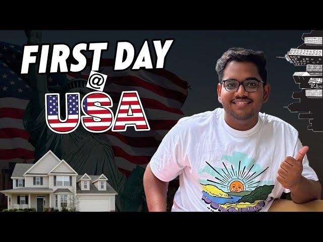 America లో నా మొదటి రోజు! First Day in USA #vlog