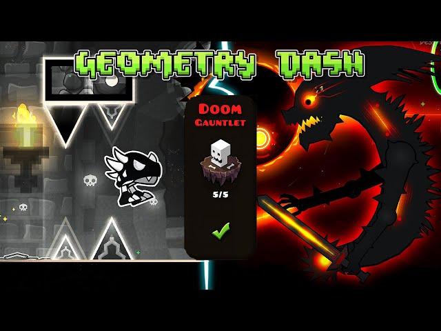 САМЫЙ СЛОЖНЫЙ ГАУНТЛЕТ?!?! (Прохождение Doom Gauntlet)! ► Geometry Dash #86