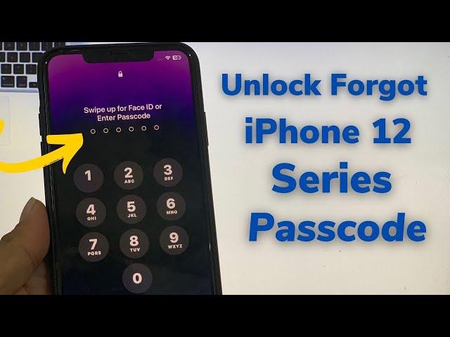 iPhone 12 Series Unlock Forgot Passcode Without Computer Without Data Losing ! How To Unlock iPhone