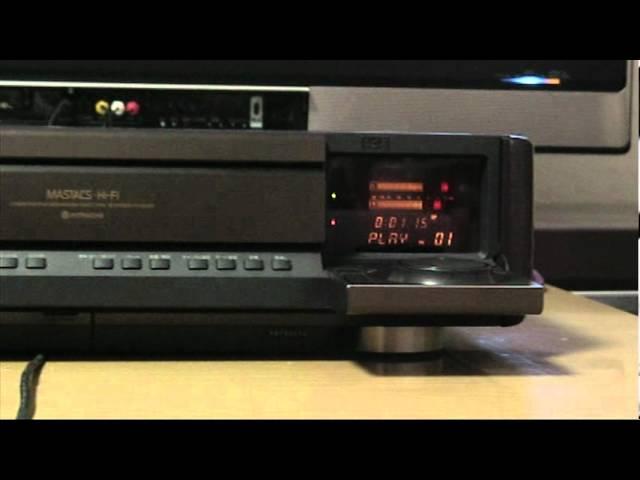 日立HITACHI S-VHS VTR VT-S1000 play