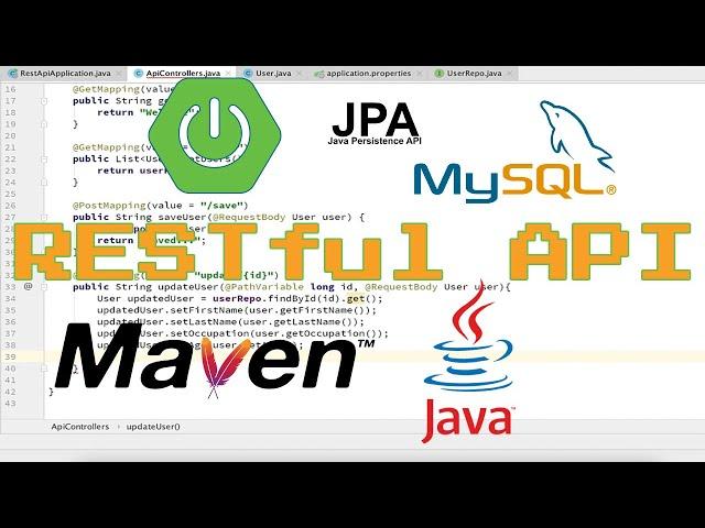 Create your FIRST CRUD RESTful API - Java, MySQL, Springboot, JPA, & Maven