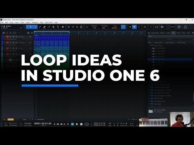 Starting Out With Loops and Construction Kits in Studio One 6