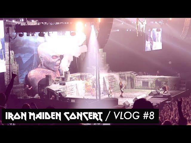 IRON MAIDEN CONCERT | Sportpaleis Antwerp | VLOG #8 | Emmelie Herwegh