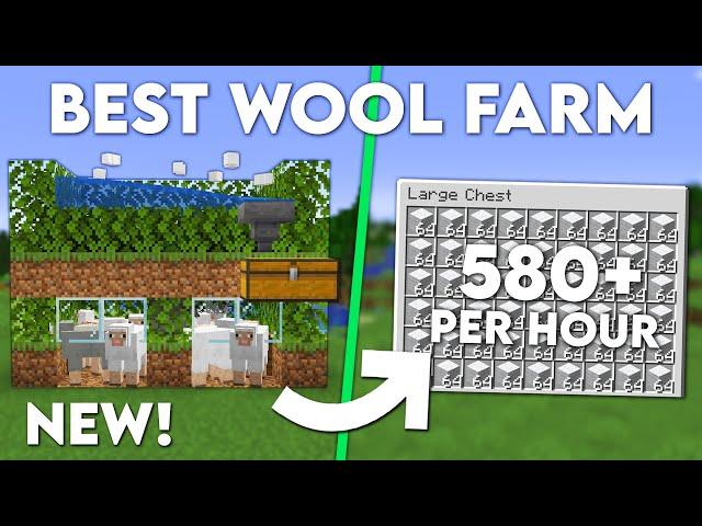 Minecraft Easy WOOL FARM - Extremely Efficient 1.20 Tutorial