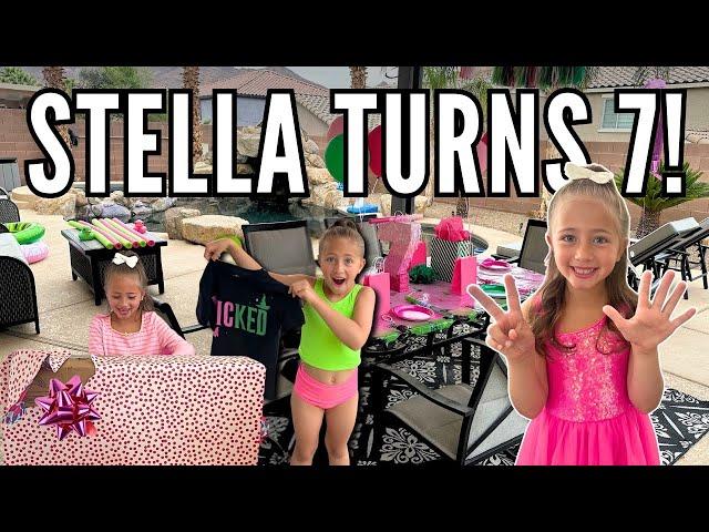 Wicked-Themed Pool Party For Stella! | Stella Turns 7 Years Old | Birthday Vlog