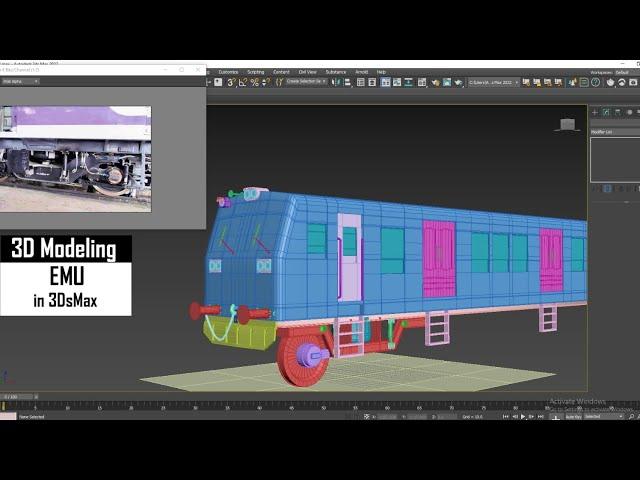 Model An EMU Locomotive Like A Pro | Step-By- Step 3dsmax Tutorial