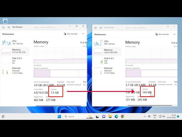 How To Clear RAM Cache And Make PC Faster in Windows