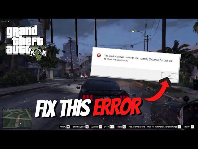 GTA 5: How to Fix 0xc000007b Error|  GTA 5 Error Fix  