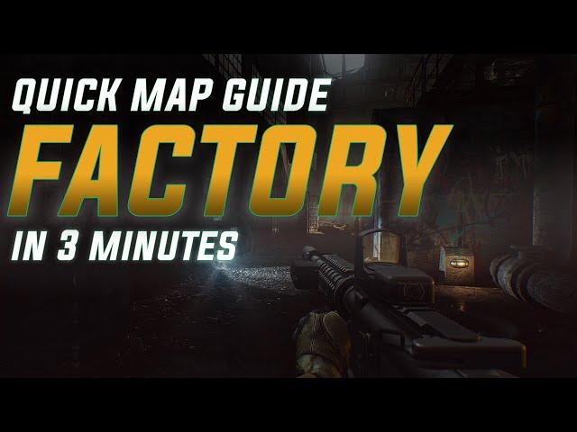 Learn Factory In 3 minutes - 【 Escape From Tarkov】Map Guide #escapefromtarkov #tarkov