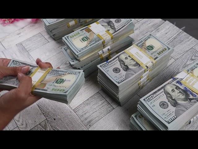 ASMR Money Manifest 2023 | $200,000 CASH *Money waving * *no talking * money counting