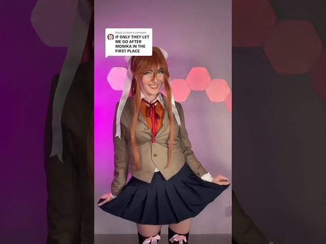 would u pick Monika?  #justmonika #ddlc #monikaddlc