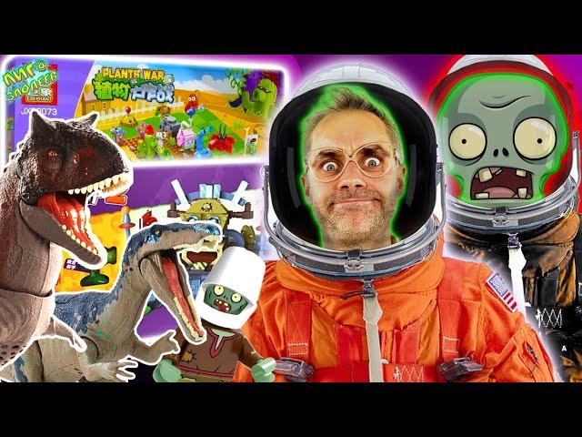 ДОКТОР ЗЛЮ И ЛЕГО ЗОМБИ ПРОТИВ РАСТЕНИЙ - КОСМОС И ДИНОЗАВРЫ В PLANTS VS ZOMBIES!