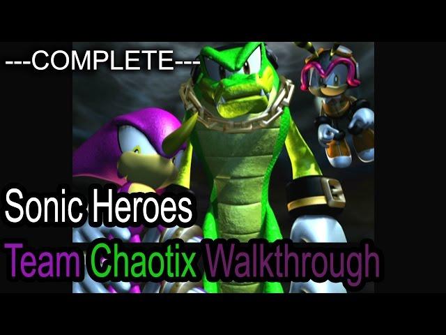 Sonic Heroes: Team Chaotix - Full Walkthrough - 1080p 60fps - No commentary