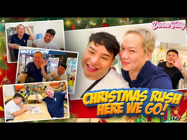 DUMALAW, CHUMIBOG AT "BUMERI LAYT" LANG NG CHRISTMAS SHOPPING WITH TONTON! | DIVINE TETAY