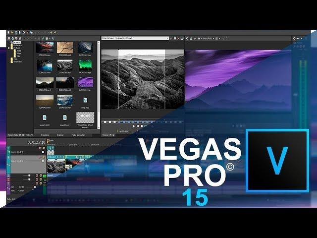 Как отделить звук от видео в Sony Vegas 15. Sony Vegas 15.