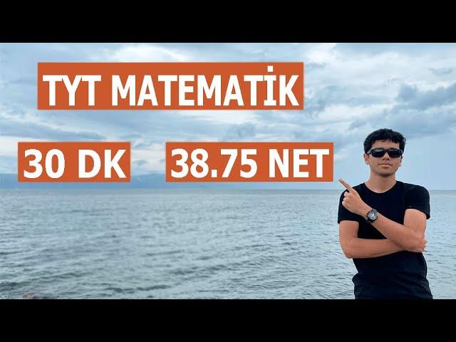 TYT MATEMATİĞİ HIZLI ÇÖZEMİYORSAN İLACIN BURADA | Tyt Matematik Süre Sıkıntısı | Hızlanma Taktikleri