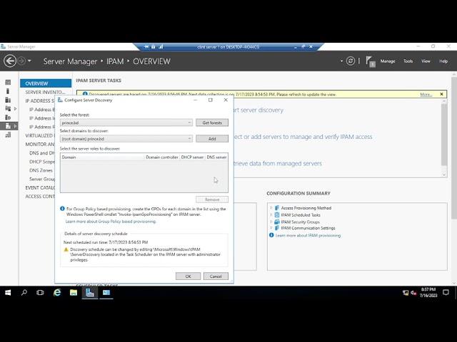 Install and Configure IPAM in Windows Server 2016 #ipam #tech #server #domain #dns #network #bd