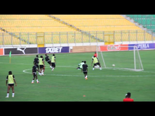 BLACK STARS TRAINING: TEAM BLACK 2-2 TEAM GREEN - WATCH GOALS & BEAUTIFUL PLAY FROM OTTO ADDO TAC…