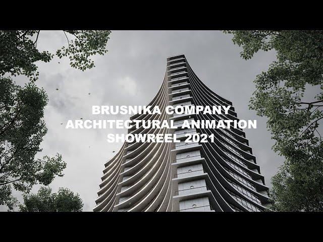 Brusnika company showreel 2021 (corona renderer architecture animation)