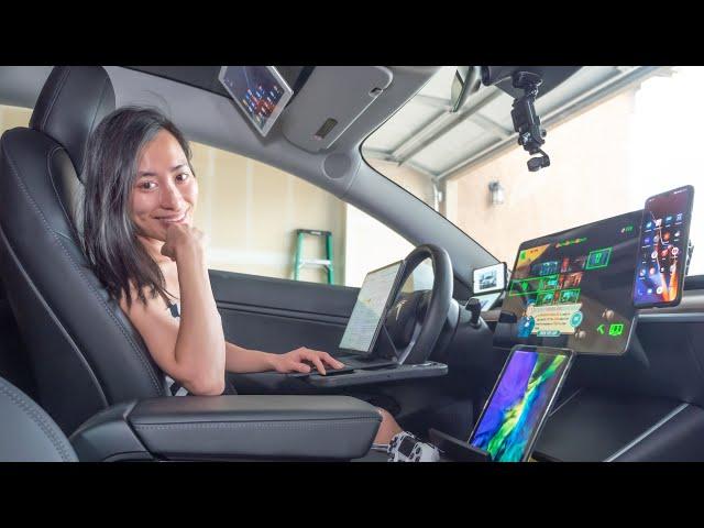 5 places on how to mount an iPad Pro in Car | Tesla Model 3 and Subaru BRZ