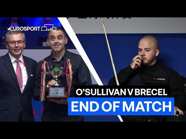 THE ROCKET WINS! | Conclusion Of Ronnie O'Sullivan v Luca Brecel | 2023 Snooker Shanghai Masters