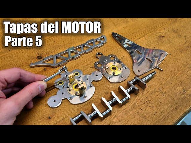 Fabriqué las TAPAS para el MOTOR V-180 (Parte 5)