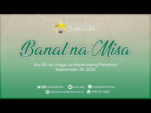 LIVE | November 24, 2024  - Dakilang Kapistahan ng Pagkahari ng Panginoong Hesukristo sa Sanlibutan