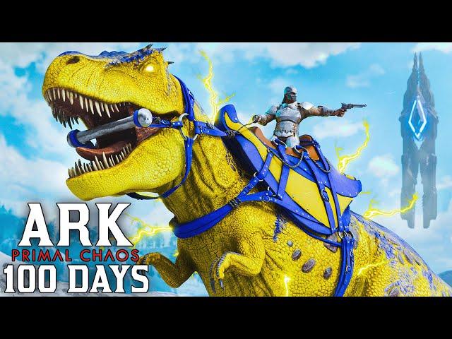 I Spent 100 Days In Ark Survival Ascended [Primal Chaos]