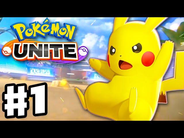 Pokemon Unite - Gameplay Walkthrough Part 1 - Intro and Standard Unite Battles! (Nintendo Switch)