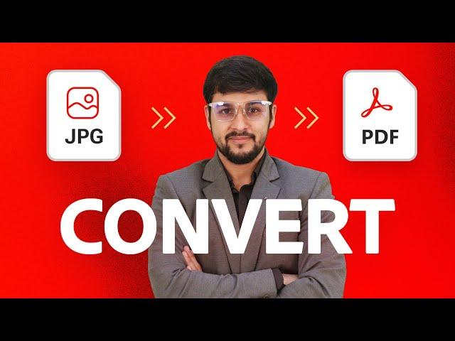 How to Convert a Photo into a PDF File | Convert Images To PDF