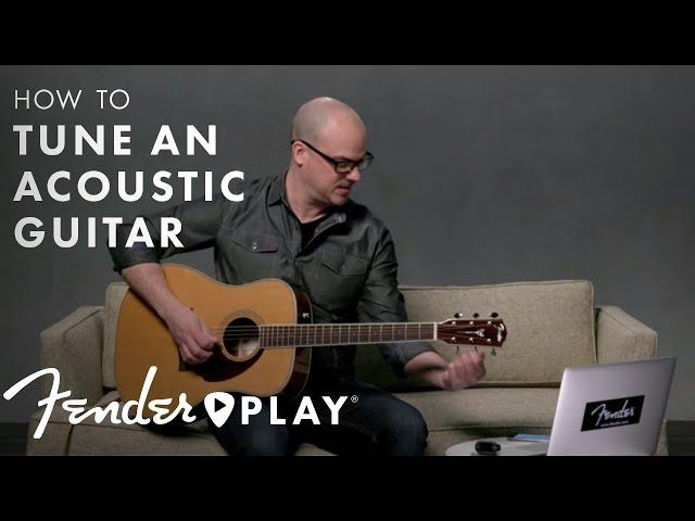 How to Tune an Acoustic Guitar for Beginners | Fender Play | Fender