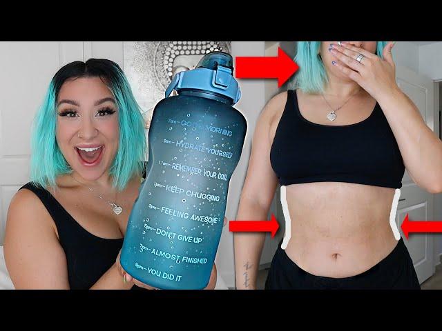 I drank a GALLON of WATER Everyday for a Week... & here's what happened!