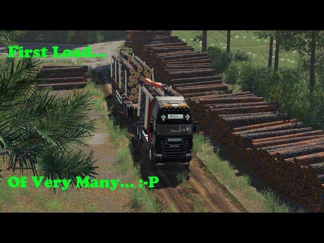 FS19 | Forestry On Holmåkra | First Load! | Timelapse | S02 EP22