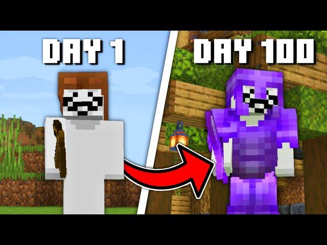 I Survived 100 Days in Minecraft Survival (Tagalog)