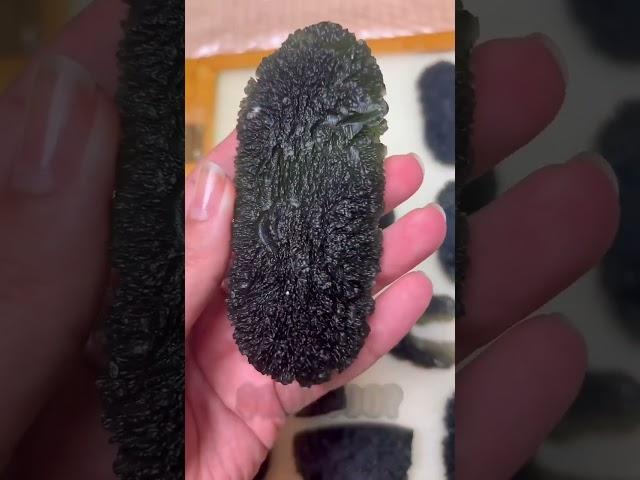 Have you ever seen a Moldavite like this before?   #helmsmancrystal#crystals #gemstone #moldavite