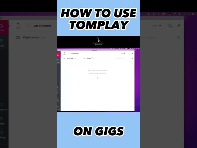 How to use Tomplay on gigs #Shorts