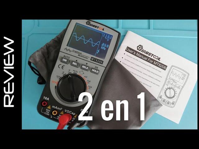 Multimeter oscilloscope two in one MUSTOOL MT8206 perfect for electronic repair and design workshop