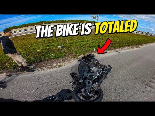 100+ SUPERBIKES TAKEOVER MIAMI HIGHWAYS | HORRIBLE CRASH