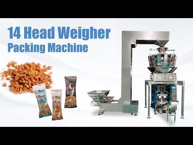 14 Head Multihead Weigher Packing Machine Super Efficient VFFS Machine | Best Food Packing Solution