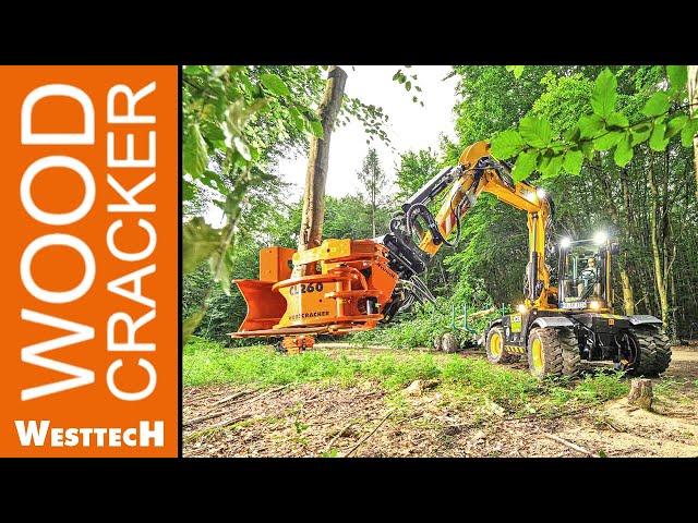 Woodcracker® CL260 am 40km/h Radbagger